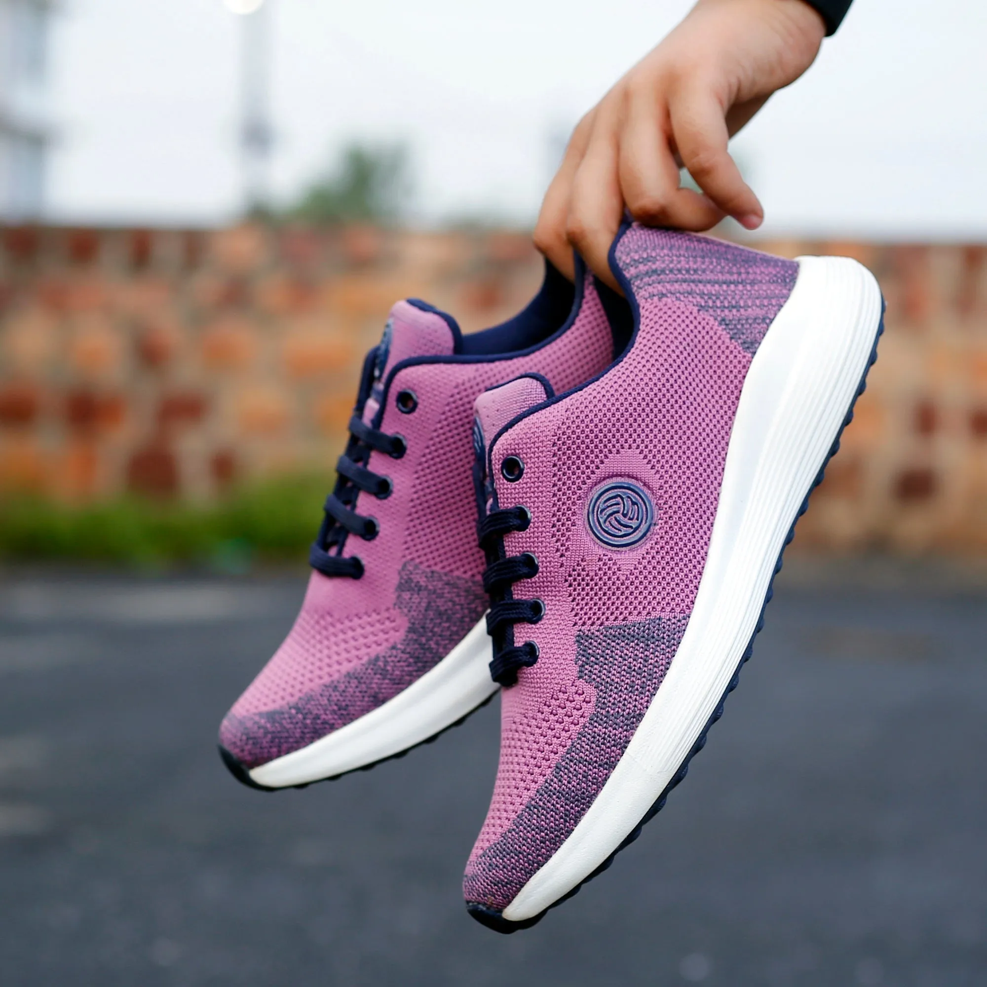 Bacca Bucci TOKYO Sneaker für Damen | Orangefarbene Damenschuhe für Casual-Spaziergänge, Training & Gym
