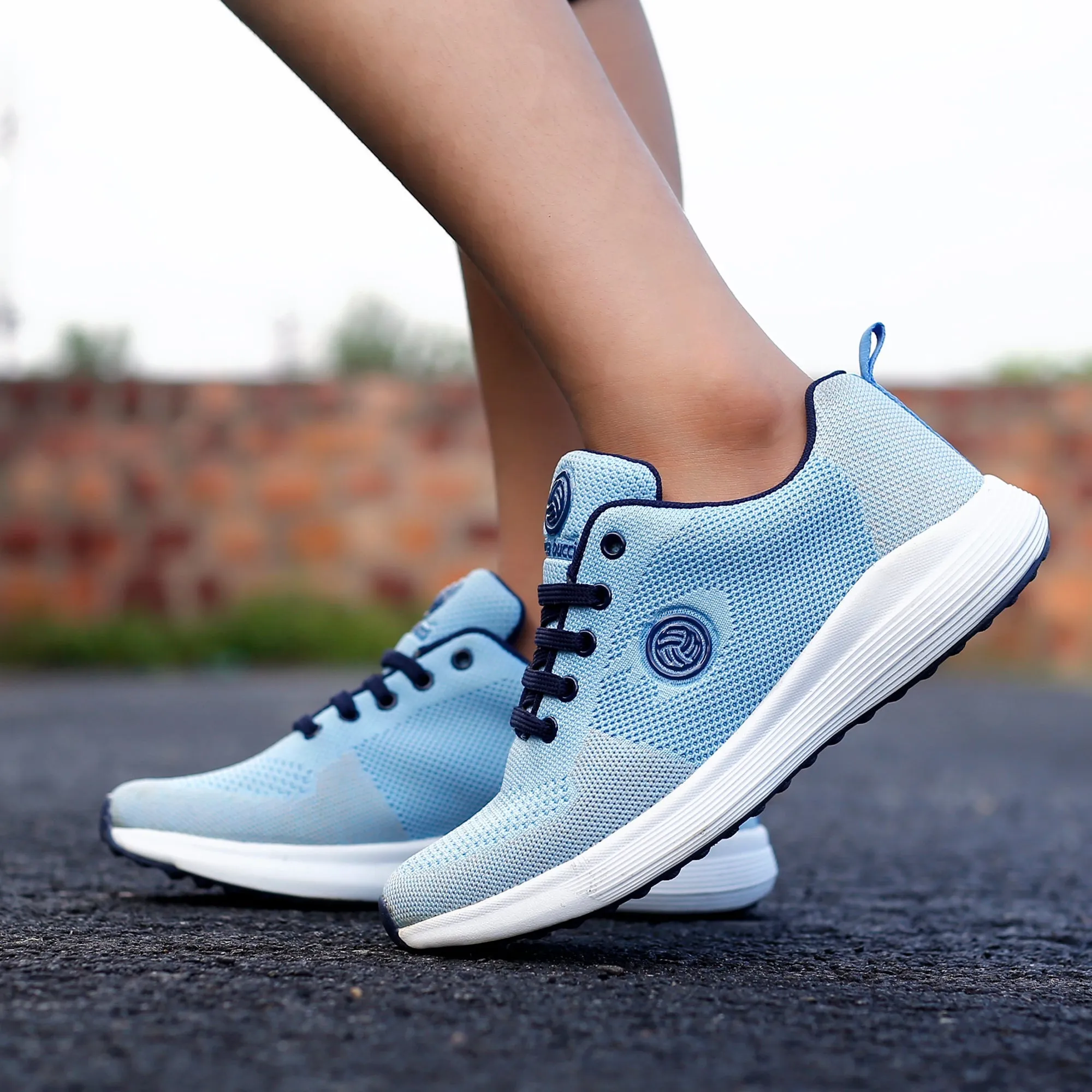 Bacca Bucci TOKYO Sneaker für Damen | Orangefarbene Damenschuhe für Casual-Spaziergänge, Training & Gym