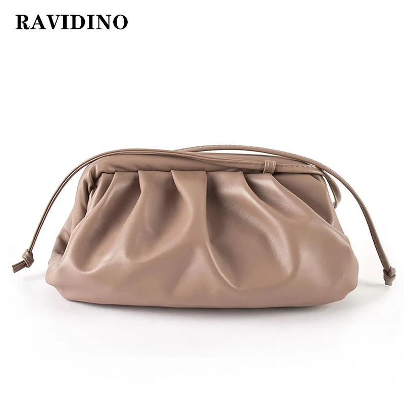 Tasche für Damen Cloud Tasche Weiches Leder Madame Tasche Einzelschulter Schräge Knödeltasche Handtasche Tages Clutch Taschen Messenger Tasche Fashion Nova Taschen