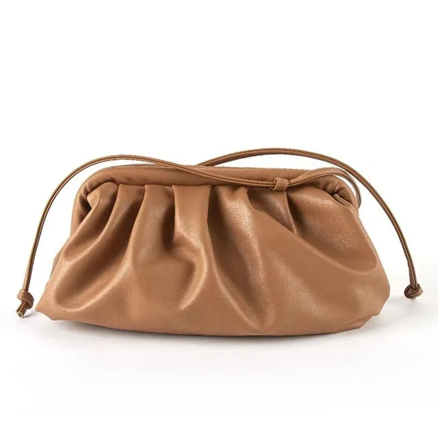Tasche für Damen Cloud Tasche Weiches Leder Madame Tasche Einzelschulter Schräge Knödeltasche Handtasche Tages Clutch Taschen Messenger Tasche Fashion Nova Taschen