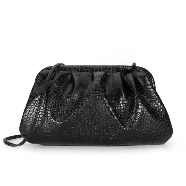 Tasche für Damen Cloud Tasche Weiches Leder Madame Tasche Einzelschulter Schräge Knödeltasche Handtasche Tages Clutch Taschen Messenger Tasche Fashion Nova Taschen