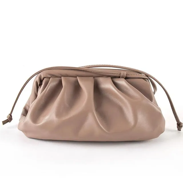 Tasche für Damen Cloud Tasche Weiches Leder Madame Tasche Einzelschulter Schräge Knödeltasche Handtasche Tages Clutch Taschen Messenger Tasche Fashion Nova Taschen