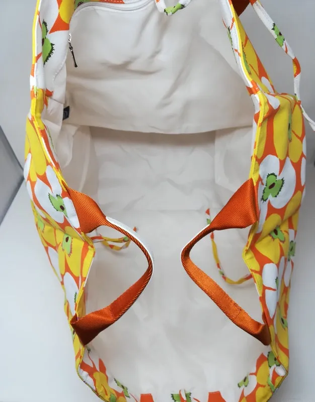 Bags Bric S Große Wäschetasche // Blumenmuster Gelb