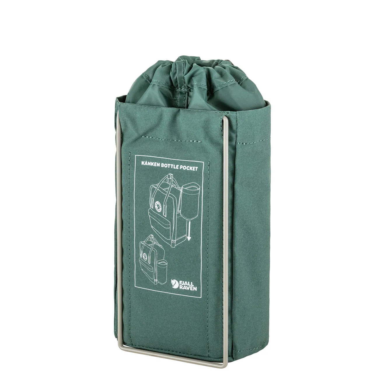 Fjällräven Rucksack für Herren Fjällräven Kanken mit Flaschenhalter in Frostgrün