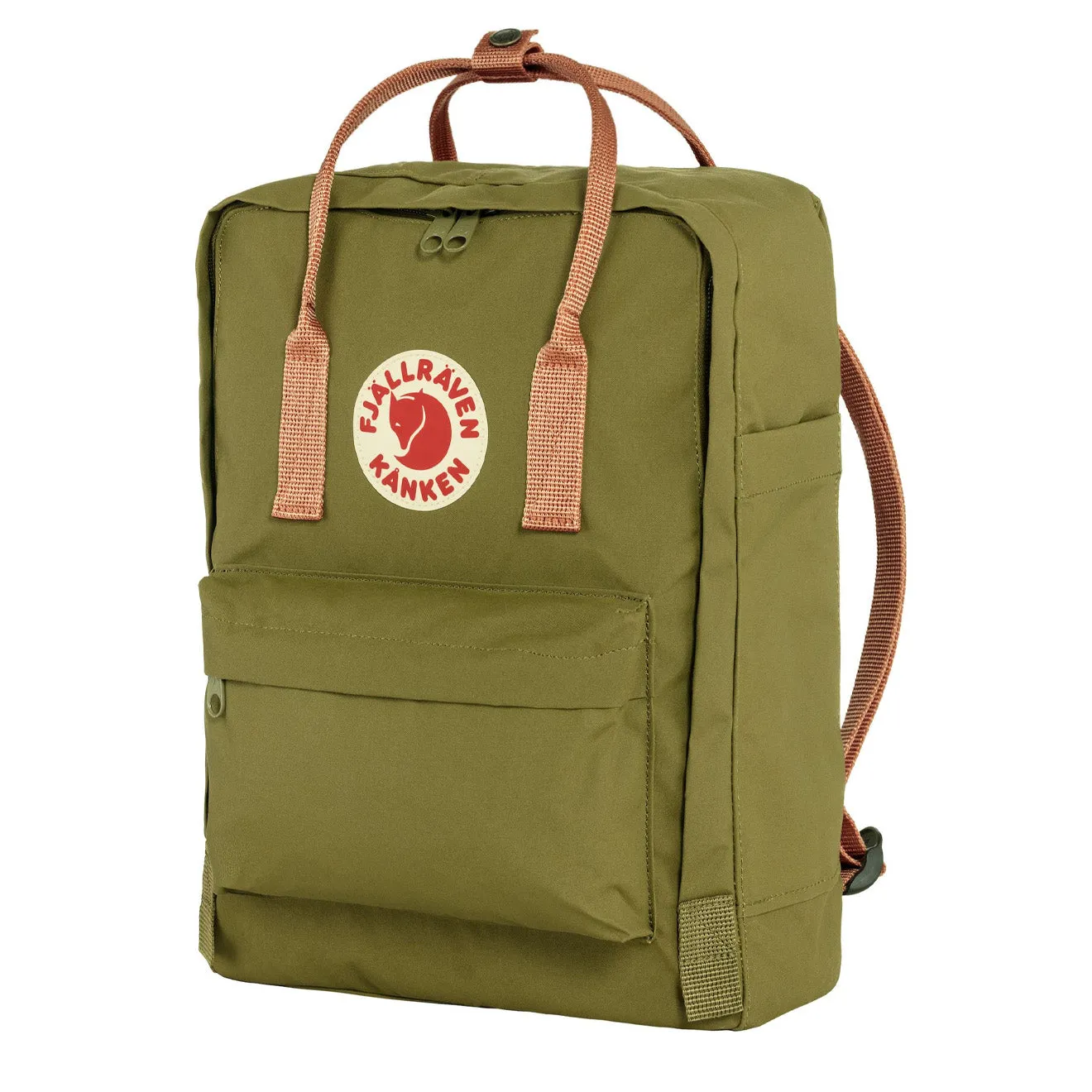 Fjällräven Rucksack Herren Fjällräven Kanken Classic Rucksack Laubgrün / Pfirsichsand