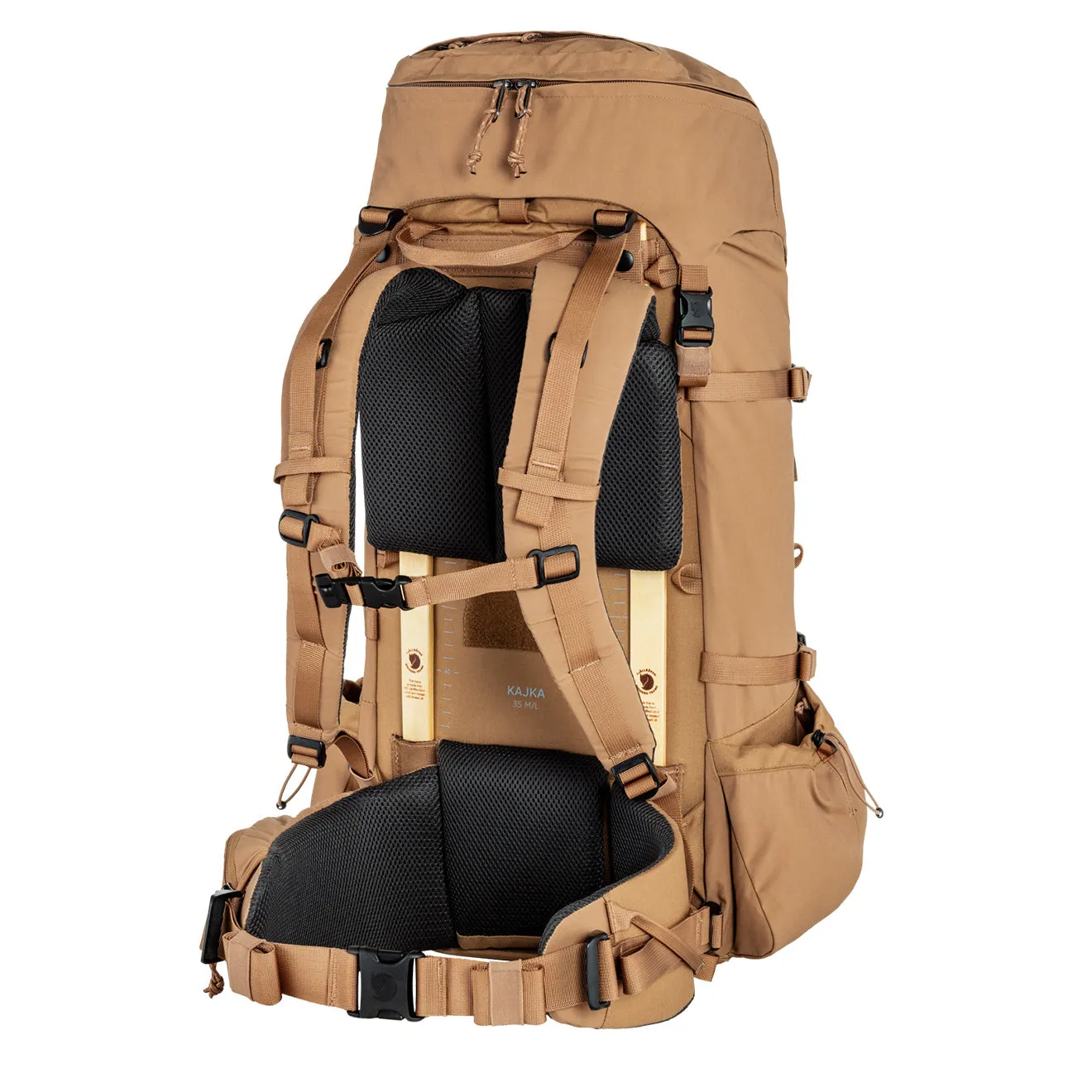Fjällräven Taschen Herren Fjällräven Kajka 35 Rucksack M/L Khaki Staub