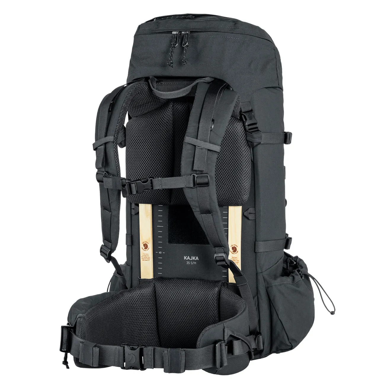 Fjällräven Taschen Herren Fjällräven Kajka 35 Rucksack S/M Kohleschwarz