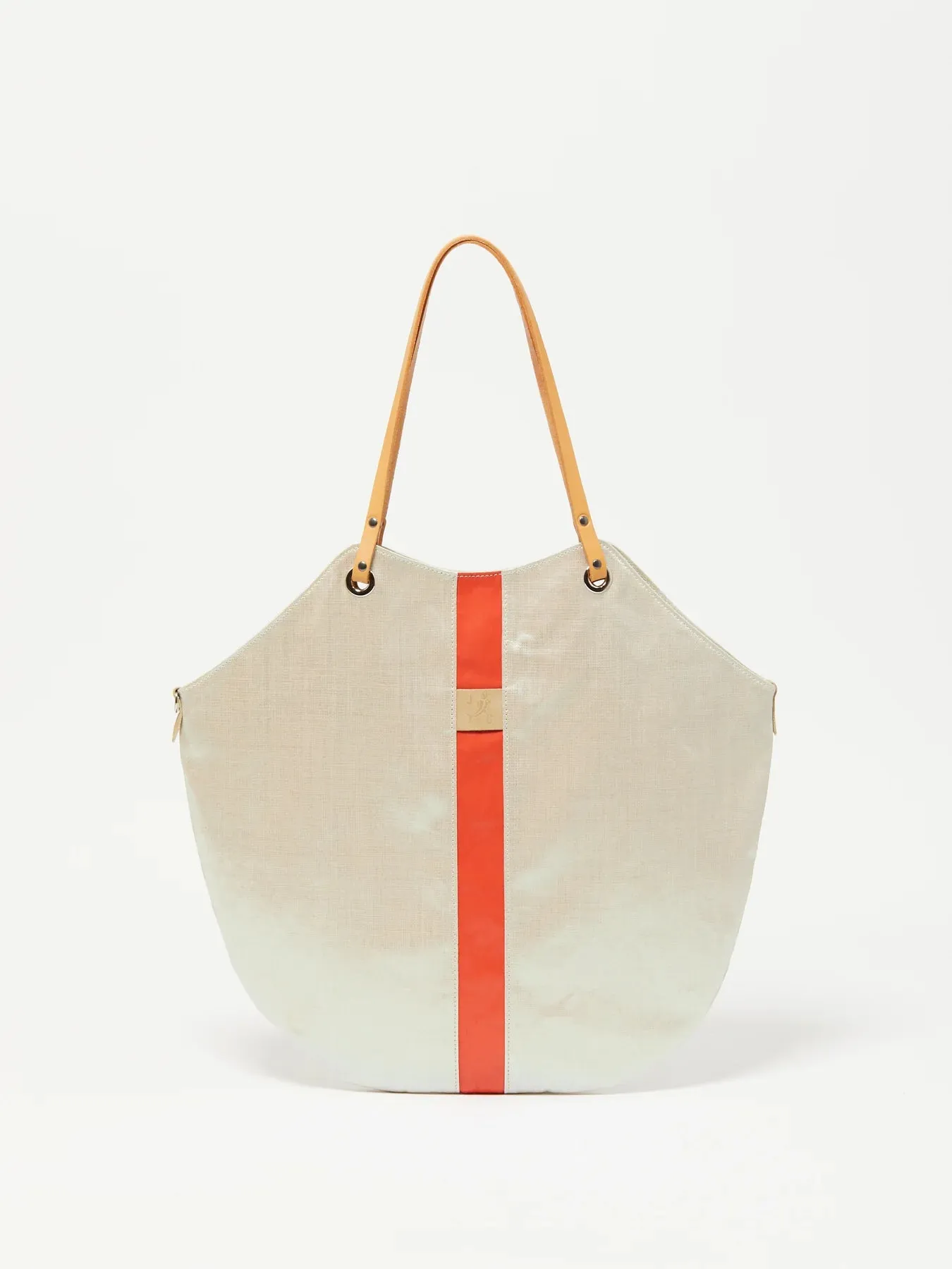 Taschen Jack Gomme FLORES LEINEN-TRAGETASCHE - Premium Bicolore Kollektion