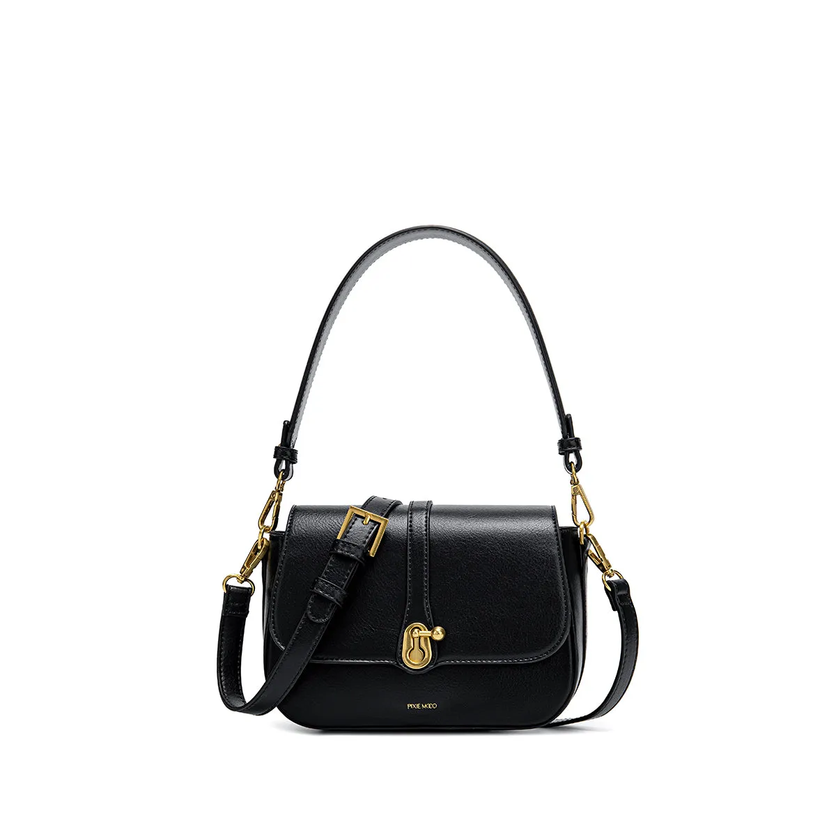 Taschen Pixie Mood Damen Jeans Athena Satteltasche - Schwarz