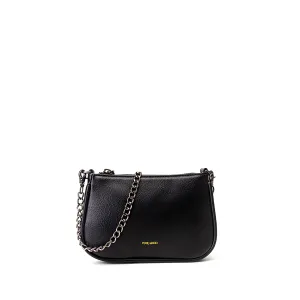 Pixie Mood Damen Jeans Francine Chain Crossbody Tasche - Schwarz Recycelt