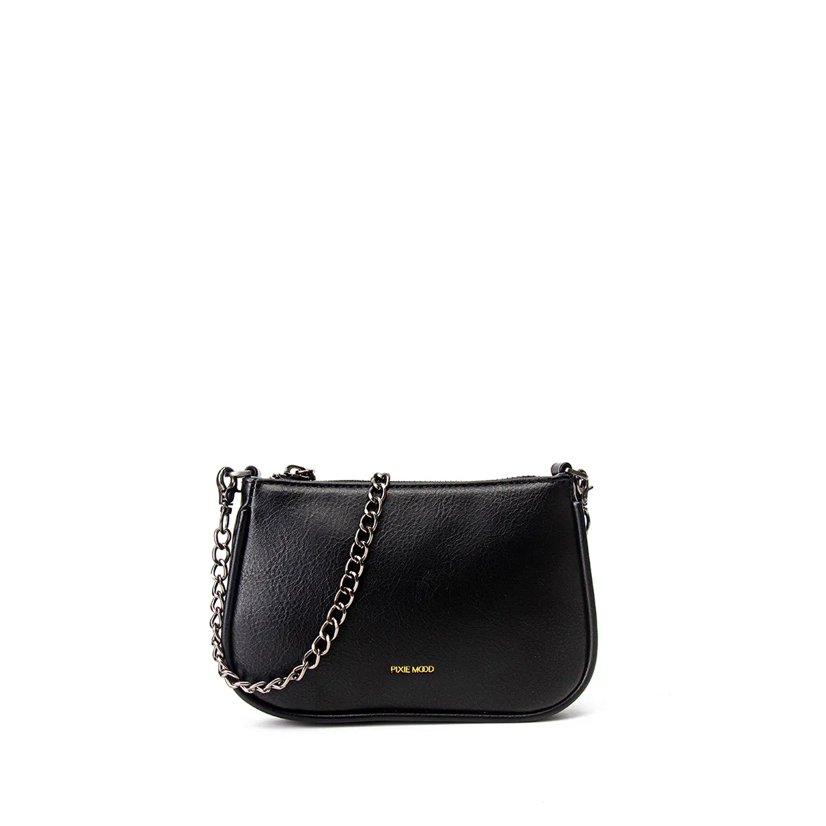 Pixie Mood Damen Jeans Francine Chain Crossbody Tasche - Schwarz Recycelt