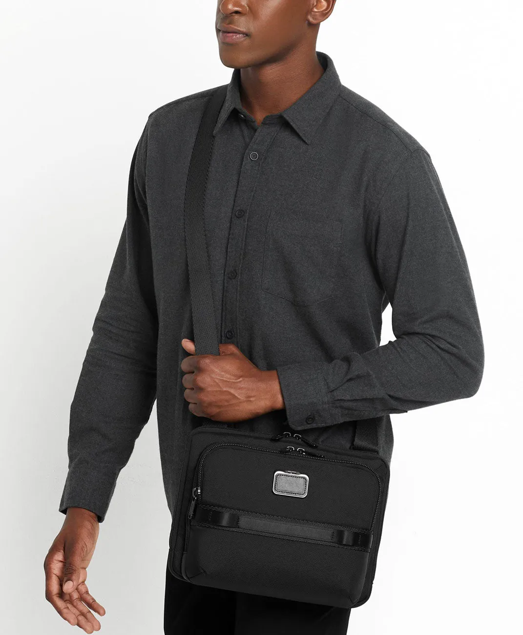 Tasche Tumi Alpha Bravo Schwarz Service Umhängetasche