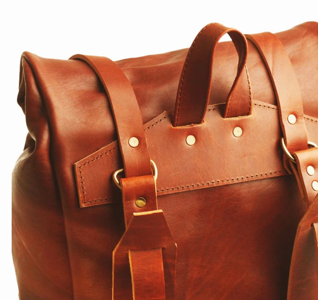 Bark And Mill Rolltop Backpack | Tan