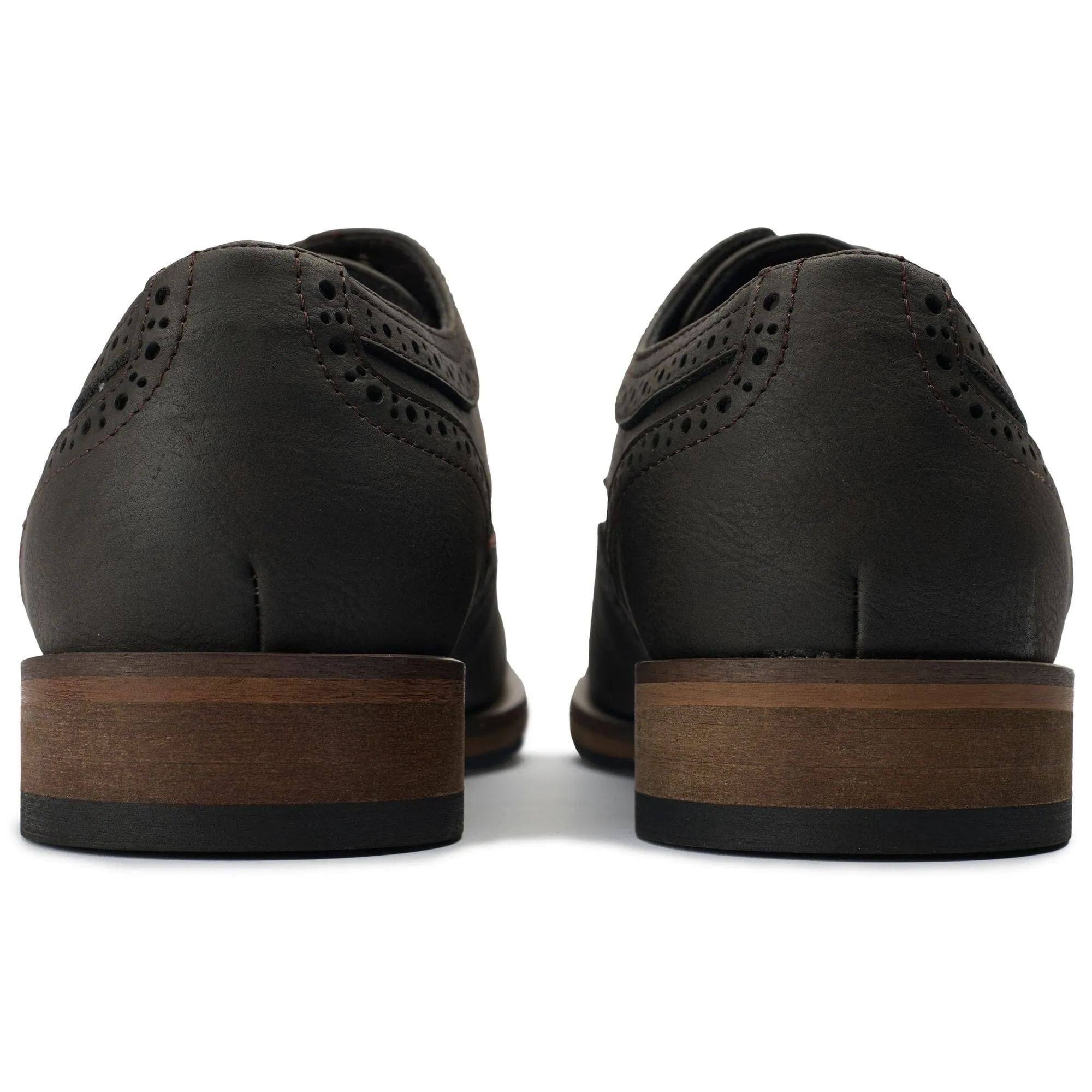 Barley 2 Herren Vegan-Leder Brogueschuhe | Braun