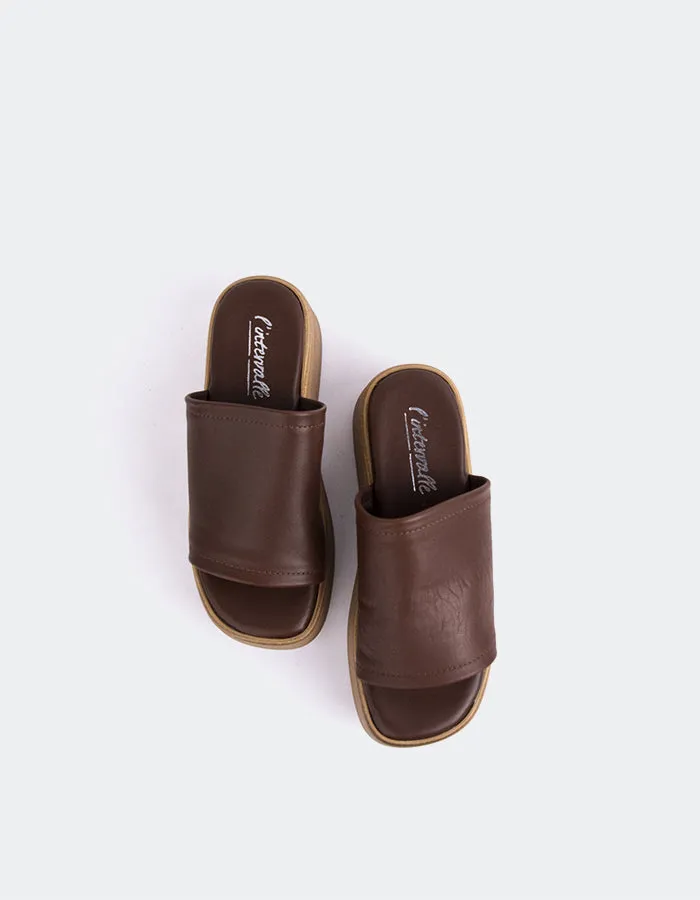Beluga Dunkelbraunes Leder