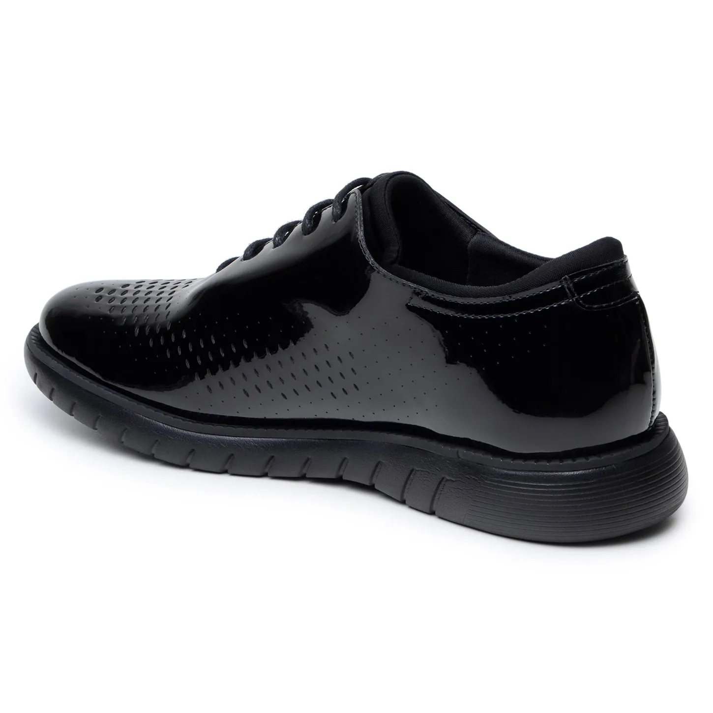 Belvedere Exotische Leder-Schuhe Belvedere Maxim in Schwarz Glänzendem Lackleder Sneakers