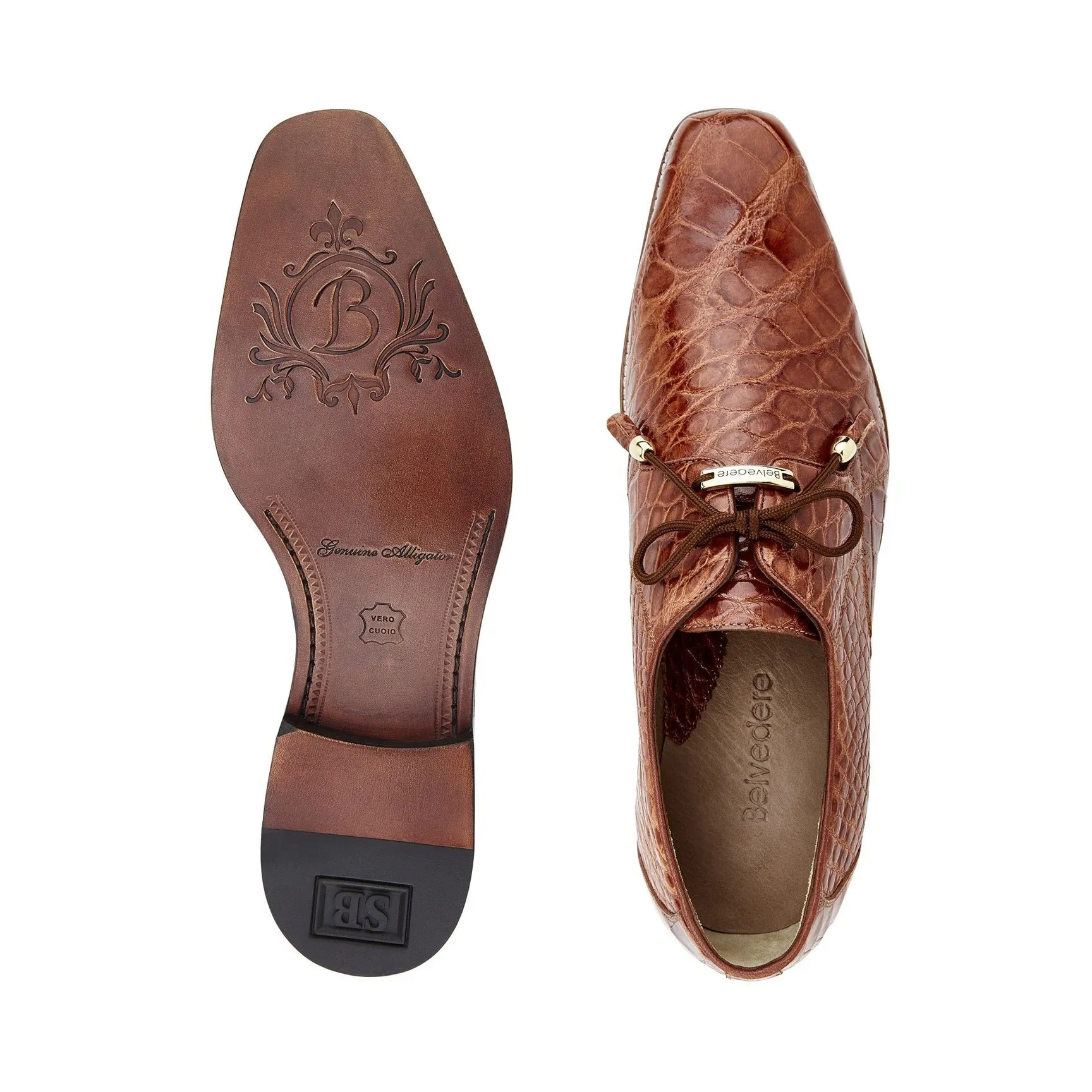 Belvedere Schuhe Lago - Cognac