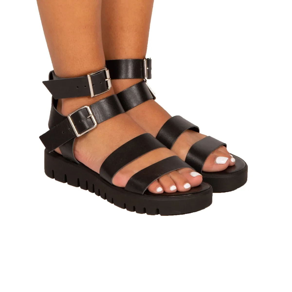 Bethel Leder in Schwarz