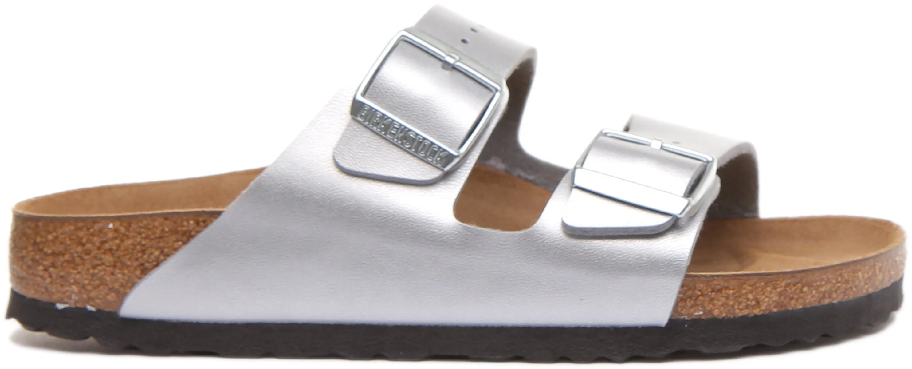 Birkenstock Arizona In Silber Für Damen | Schmal geschnittene Schuhe Birkenstock
