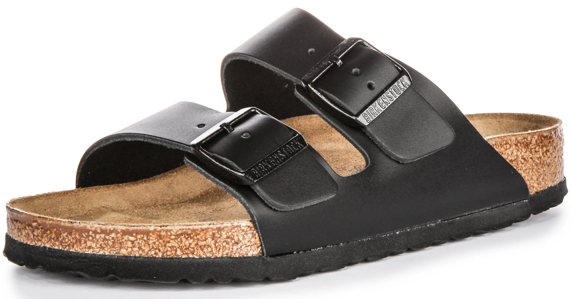 Birkenstock Arizona Naturleder in Schwarz | Regular Fit Schuhe Birkenstock