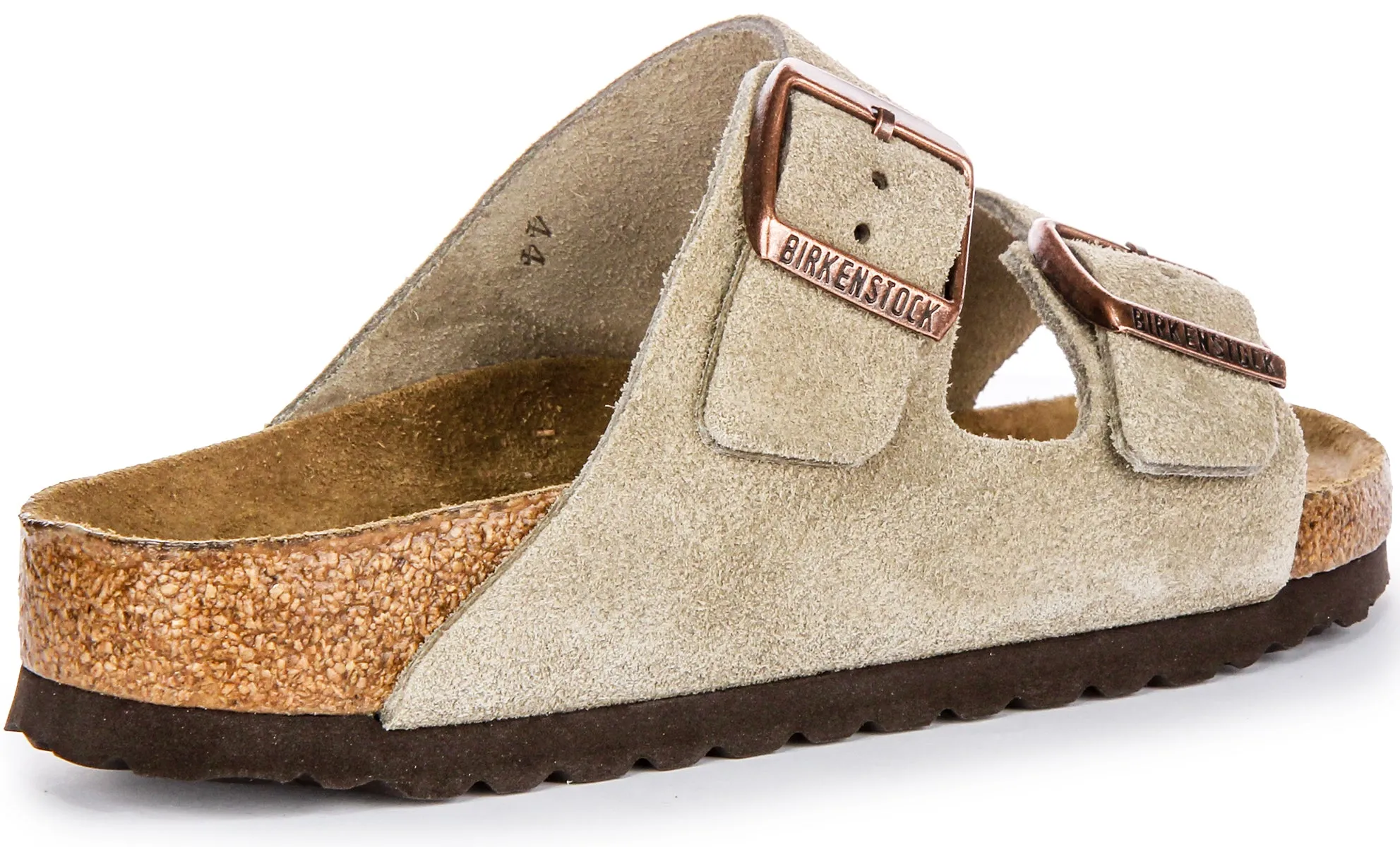 Birkenstock Arizona Soft Footbed in Taube | Schmal geschnittene Schuhe Birkenstock