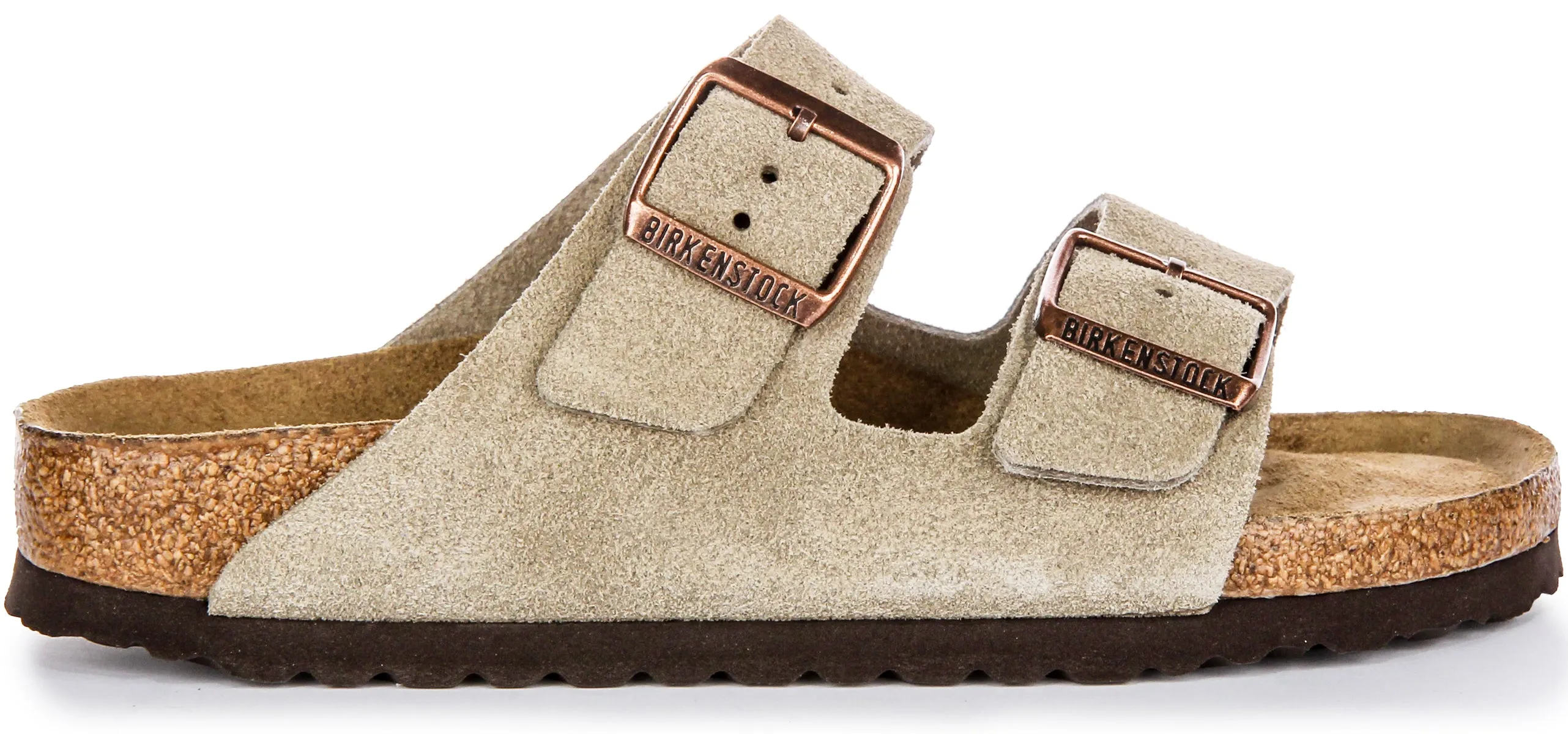 Birkenstock Arizona Soft Footbed in Taube | Schmal geschnittene Schuhe Birkenstock