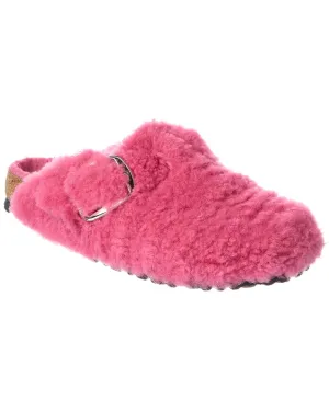 Birkenstock Boston Große Schnalle Teddy Schmal Schaffell Clog