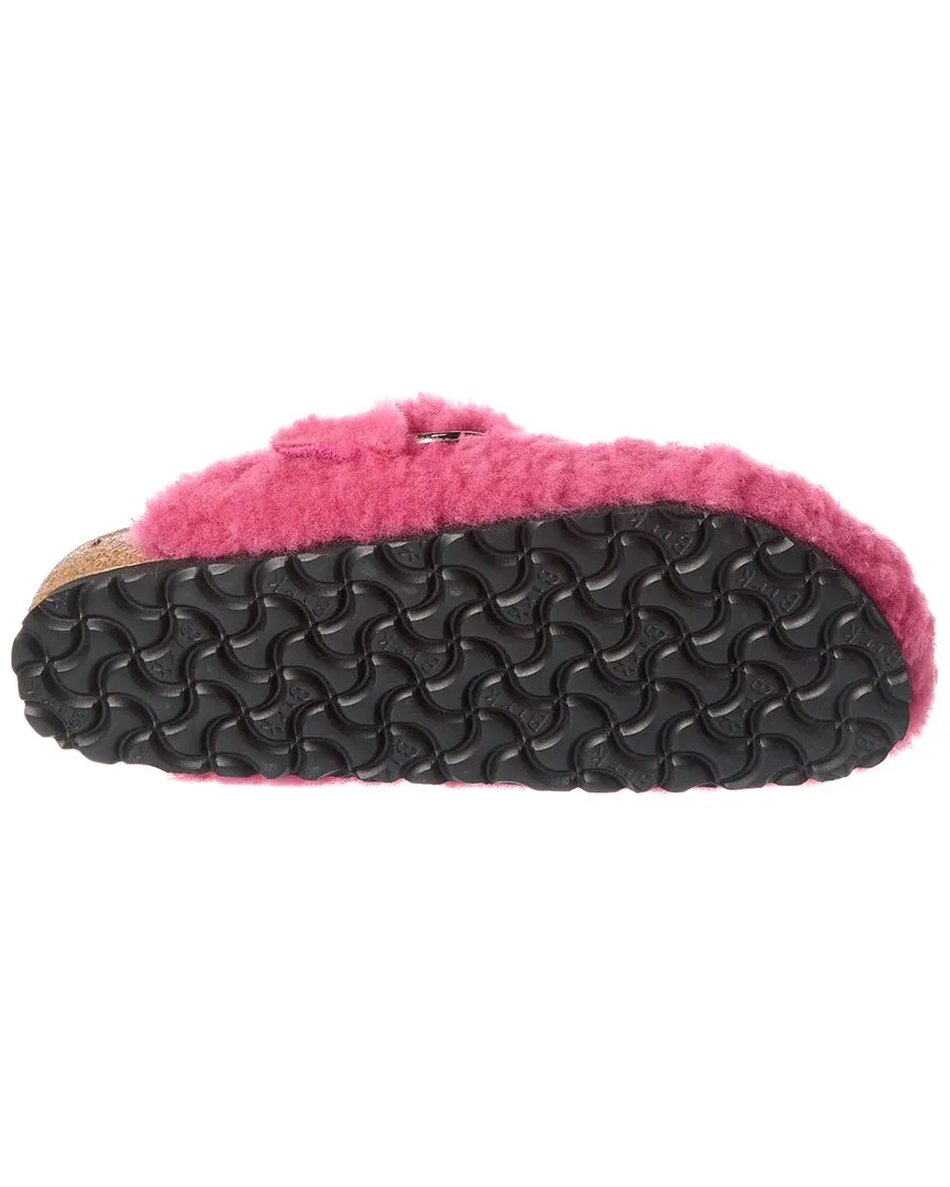 Birkenstock Boston Große Schnalle Teddy Schmal Schaffell Clog