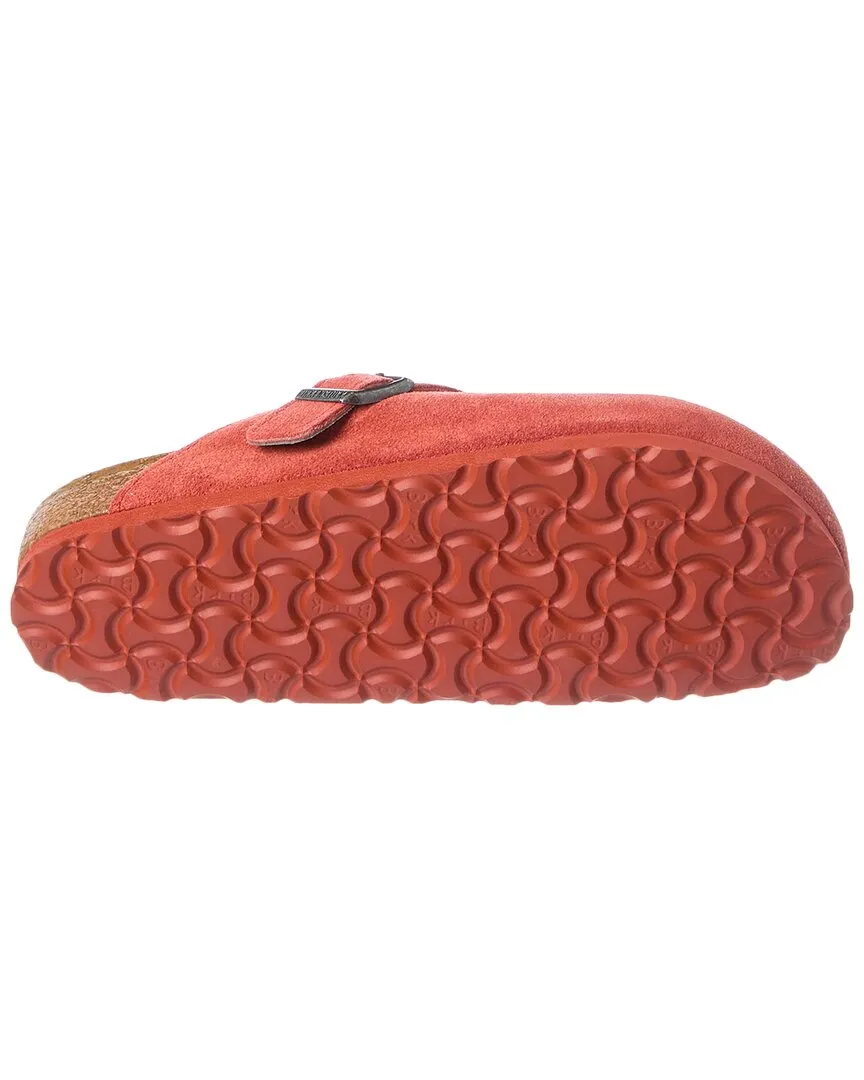 Birkenstock Boston VL Schmal Wildleder & Schaffell Clog