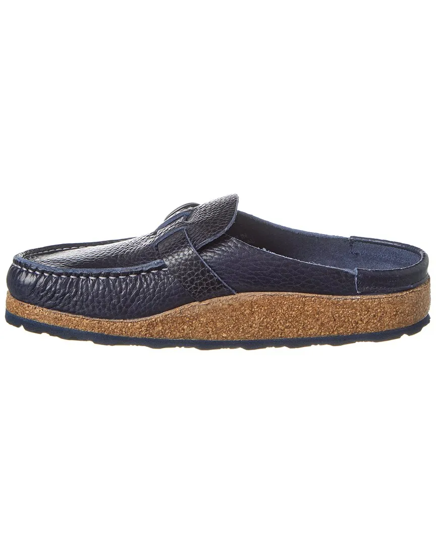 Birkenstock Buckley Rillen-Leder-Clog in schmaler Passform