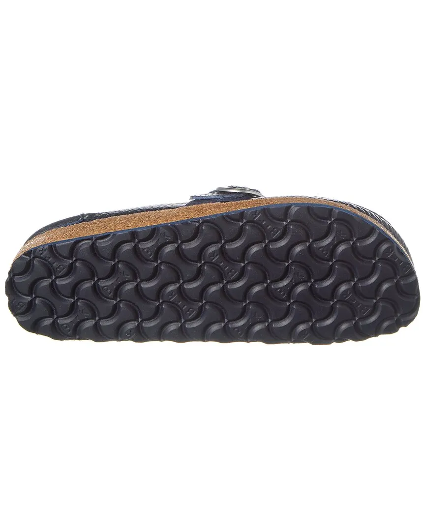 Birkenstock Buckley Rillen-Leder-Clog in schmaler Passform