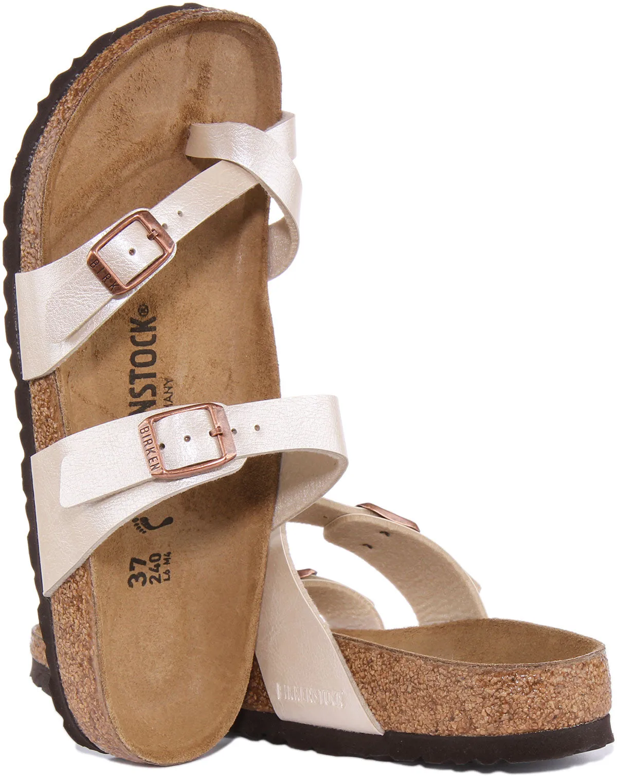 Birkenstock Mayari in Creme für Damen | Schmal geschnittene Schuhe Birkenstock
