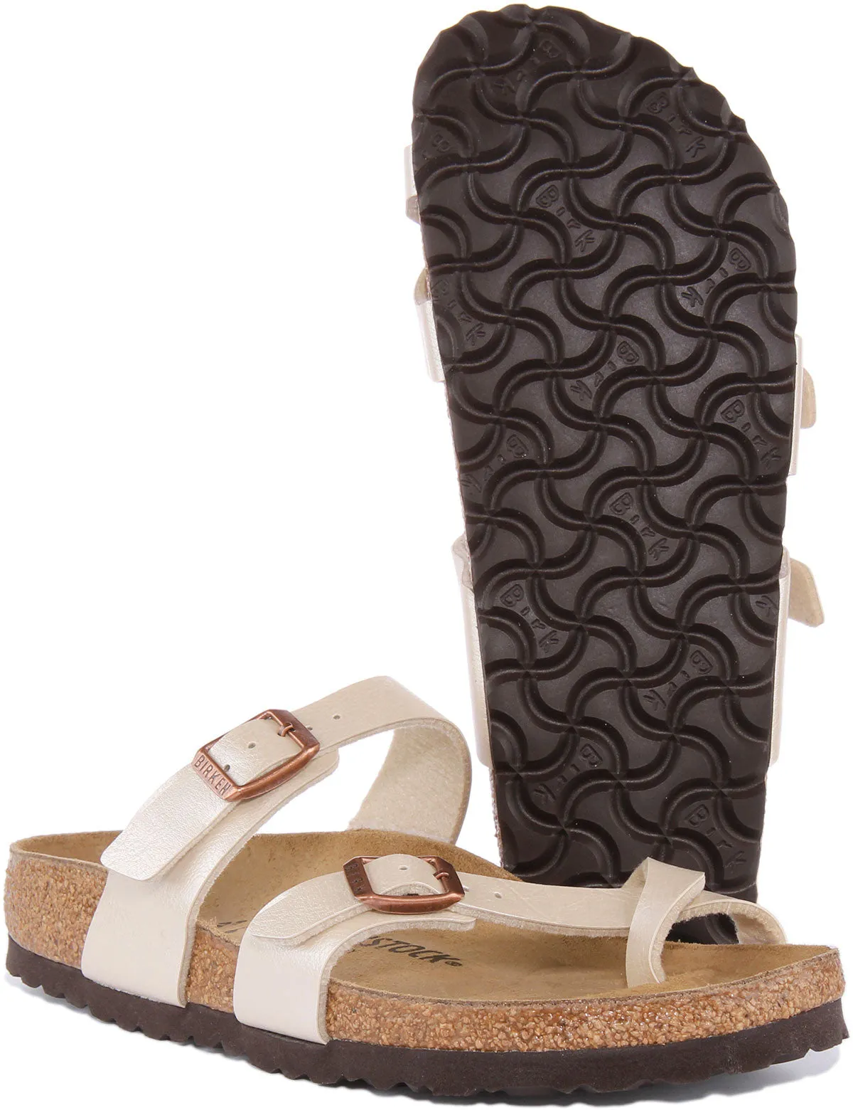 Birkenstock Mayari in Creme für Damen | Schmal geschnittene Schuhe Birkenstock