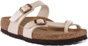 Birkenstock Mayari in Creme für Damen | Schmal geschnittene Schuhe Birkenstock