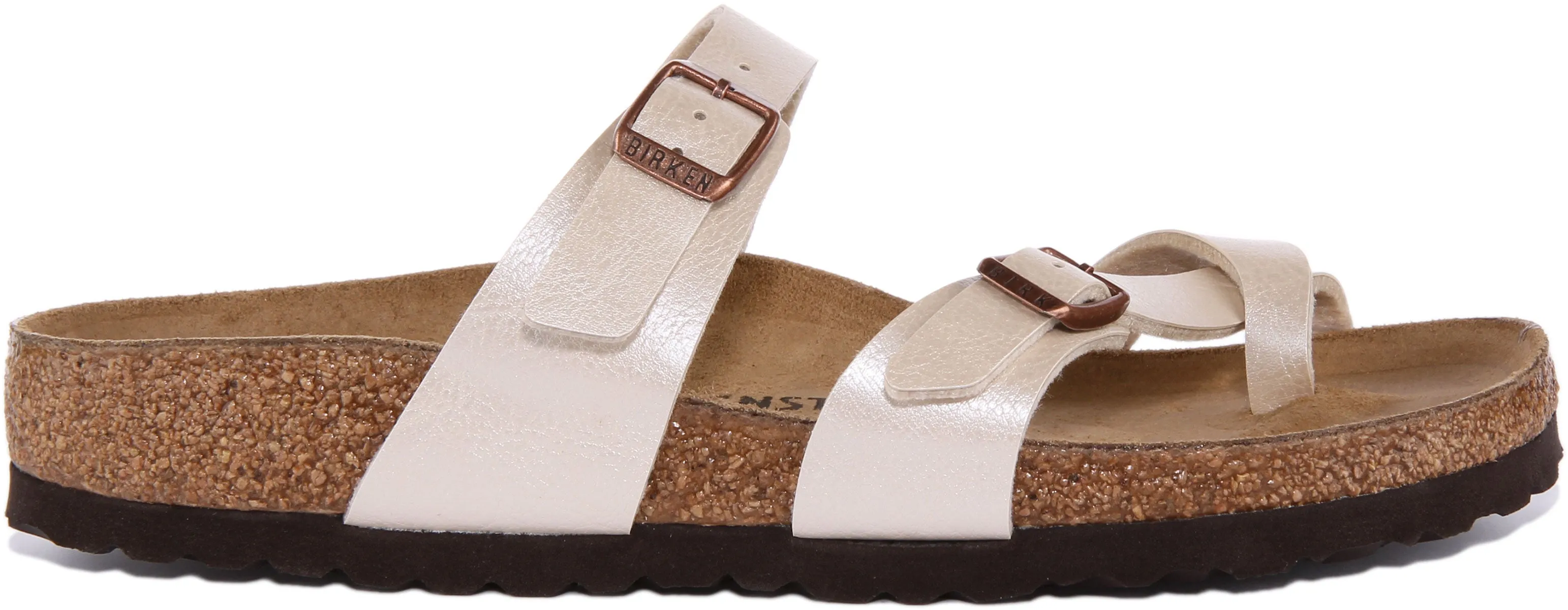 Birkenstock Mayari in Creme für Damen | Schmal geschnittene Schuhe Birkenstock