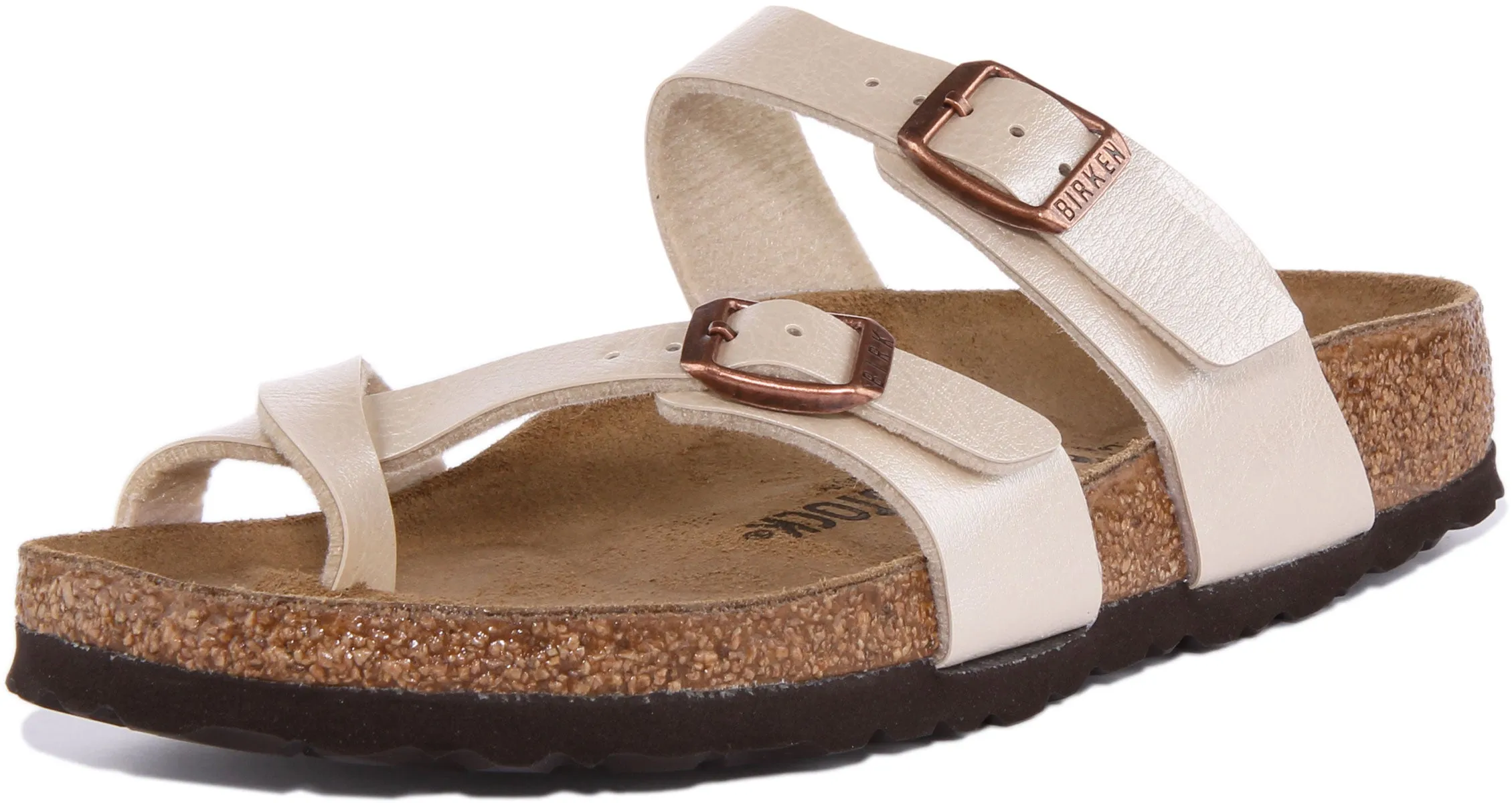 Birkenstock Mayari in Creme für Damen | Schmal geschnittene Schuhe Birkenstock