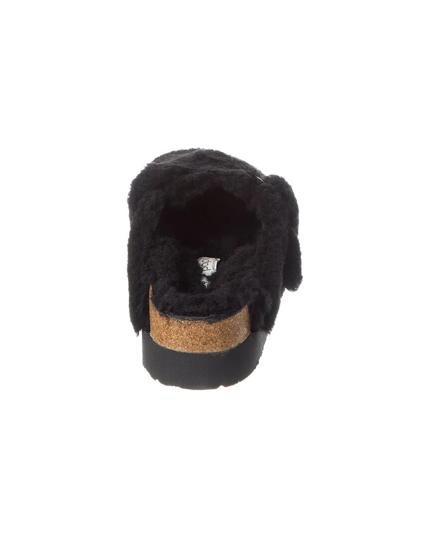 Birkenstock Papillo Boston Big Buckle Narrow Shearling Clog