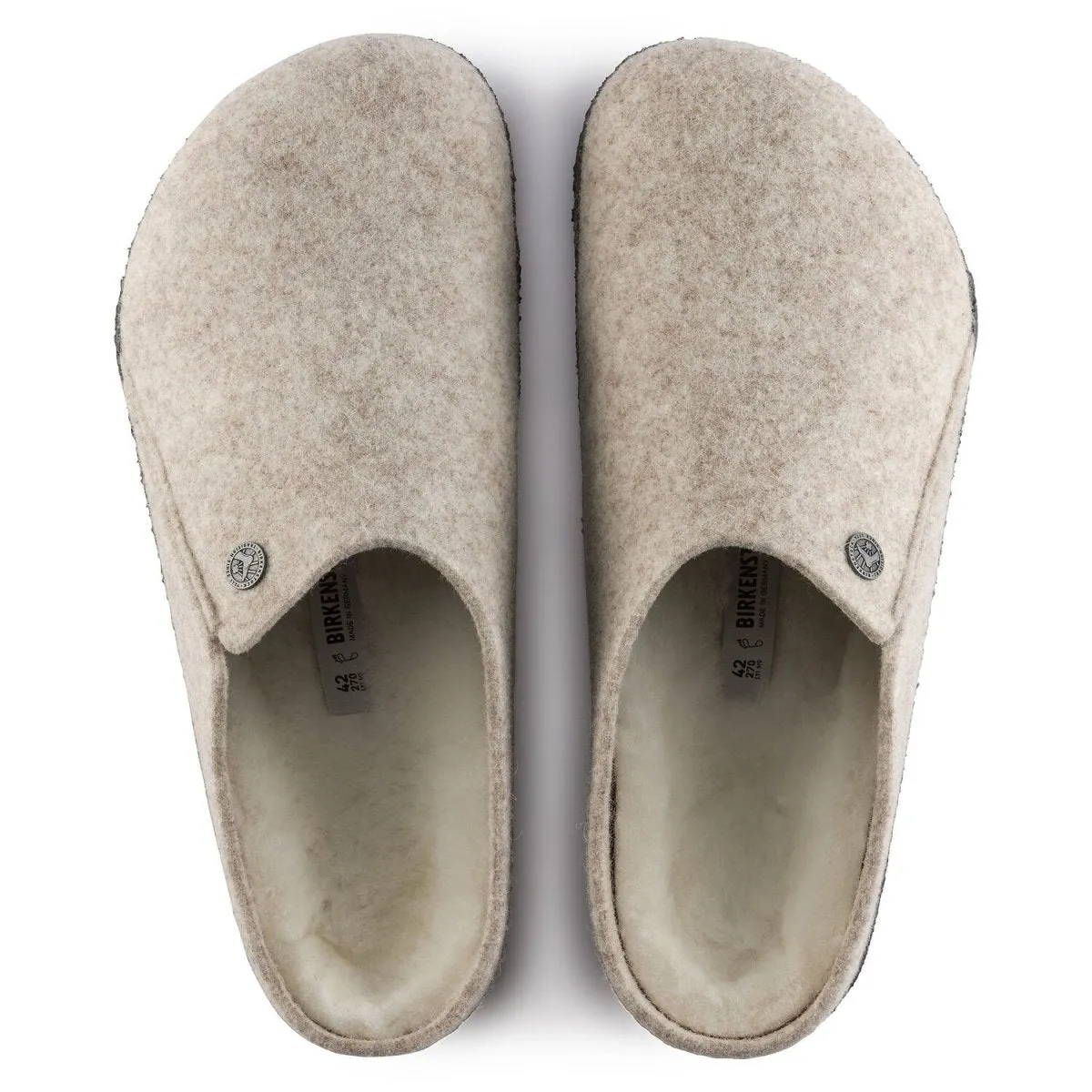 Birkenstock Damen Zermatt Schaffell Eierlikör