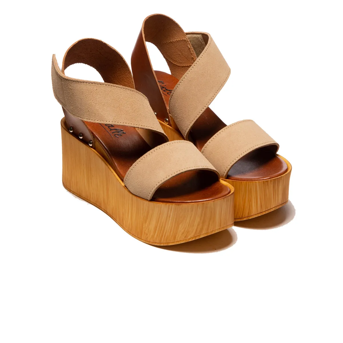 Blaze Nude Multi Wildleder