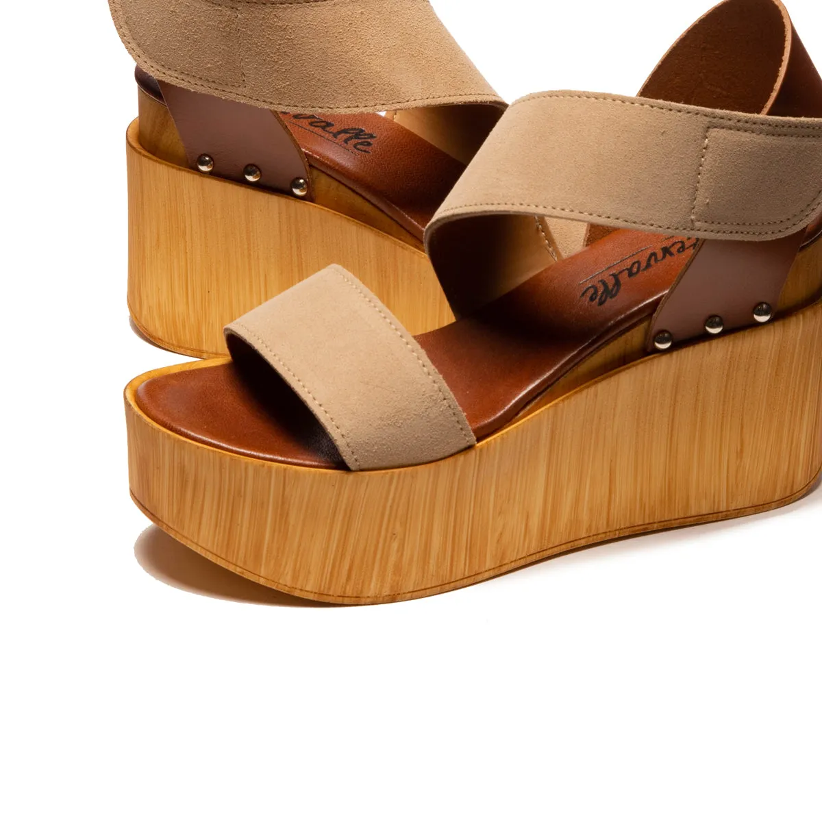 Blaze Nude Multi Wildleder