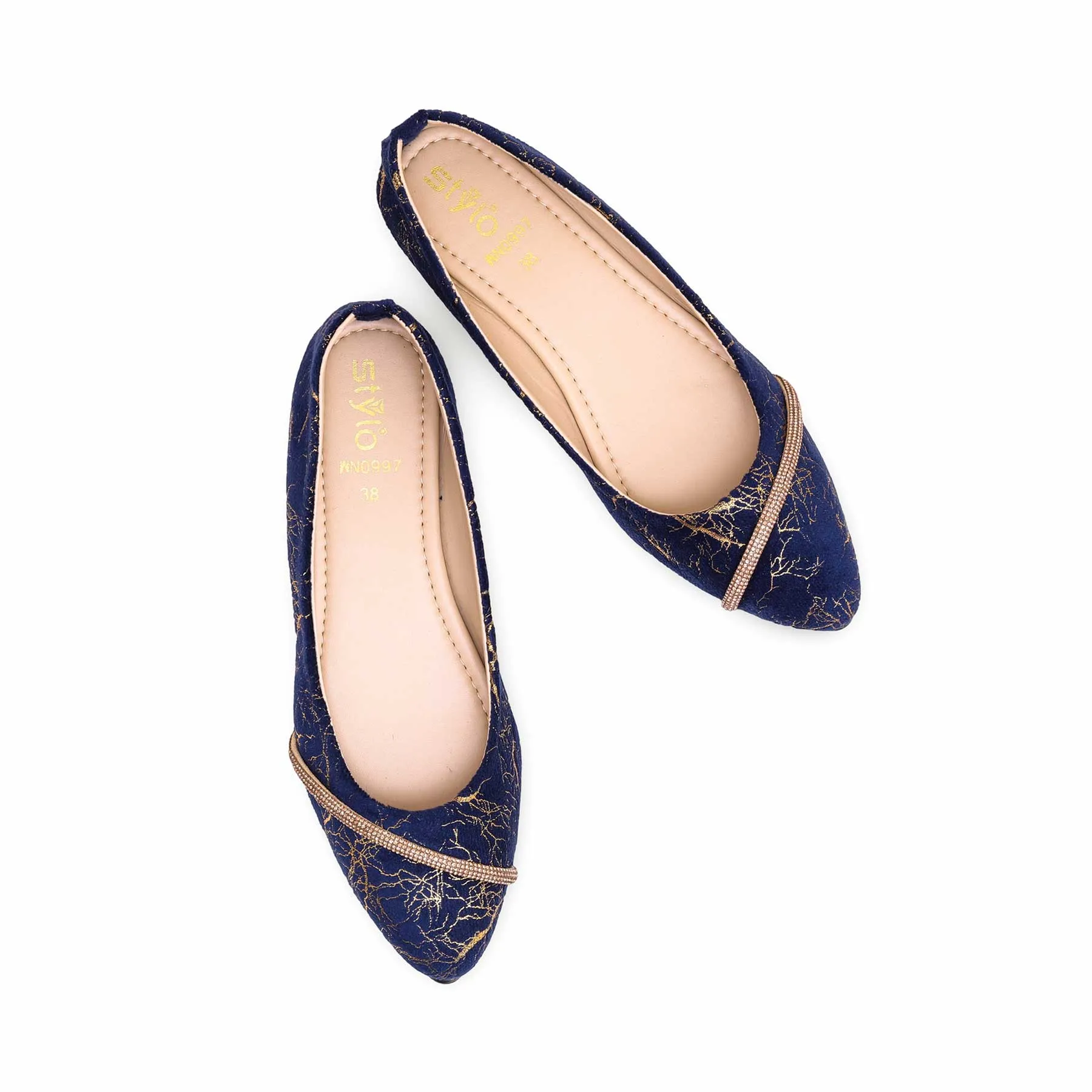 Blaue Pumps für Damen WN0997
