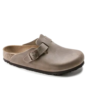 Boston Naturleder geölte Sandalen in Tabakbraun