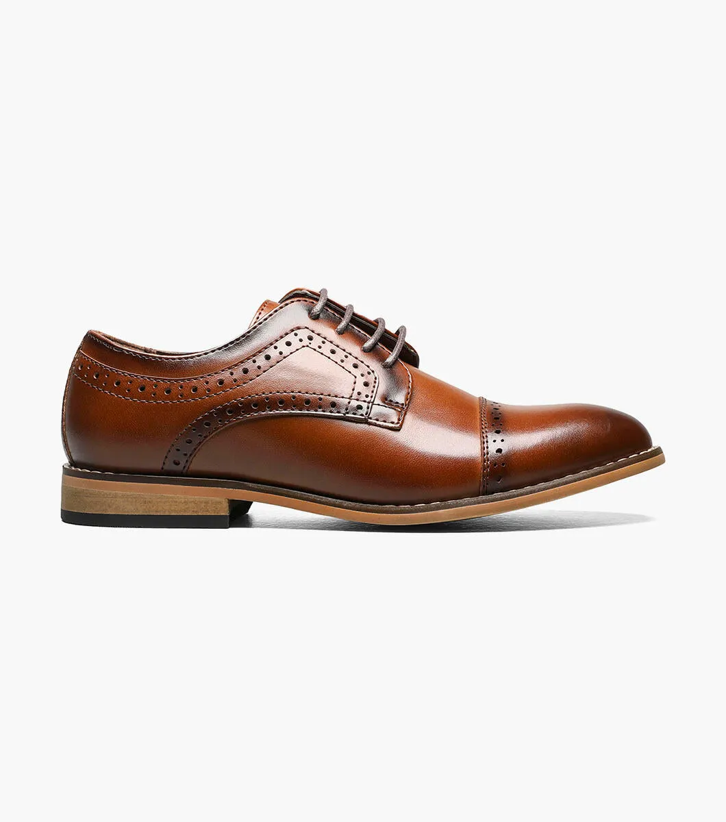 BOYS DICKINSON  Cap-Toe Oxford - Cognac