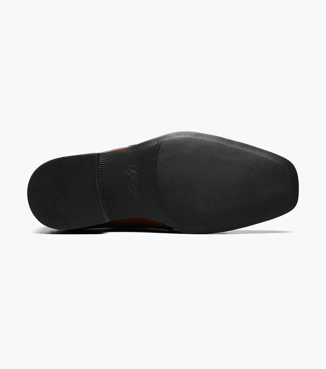 Jungen MACMILLIAN  Monkstrap-Schuhe mit Kappenkappe - Cognac
