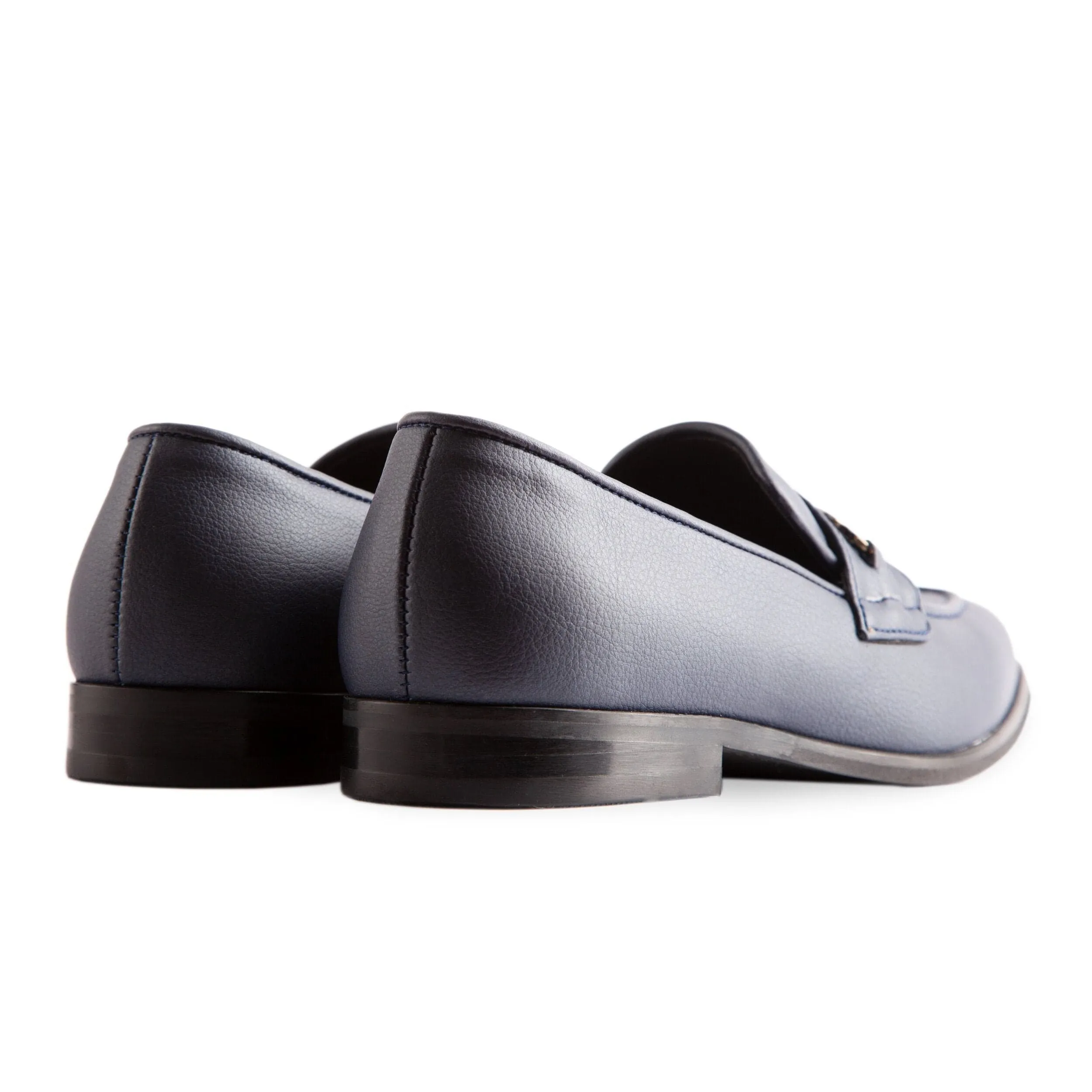 Bridge-Bit Kaktusleder Veganer Loafer | Marineblau