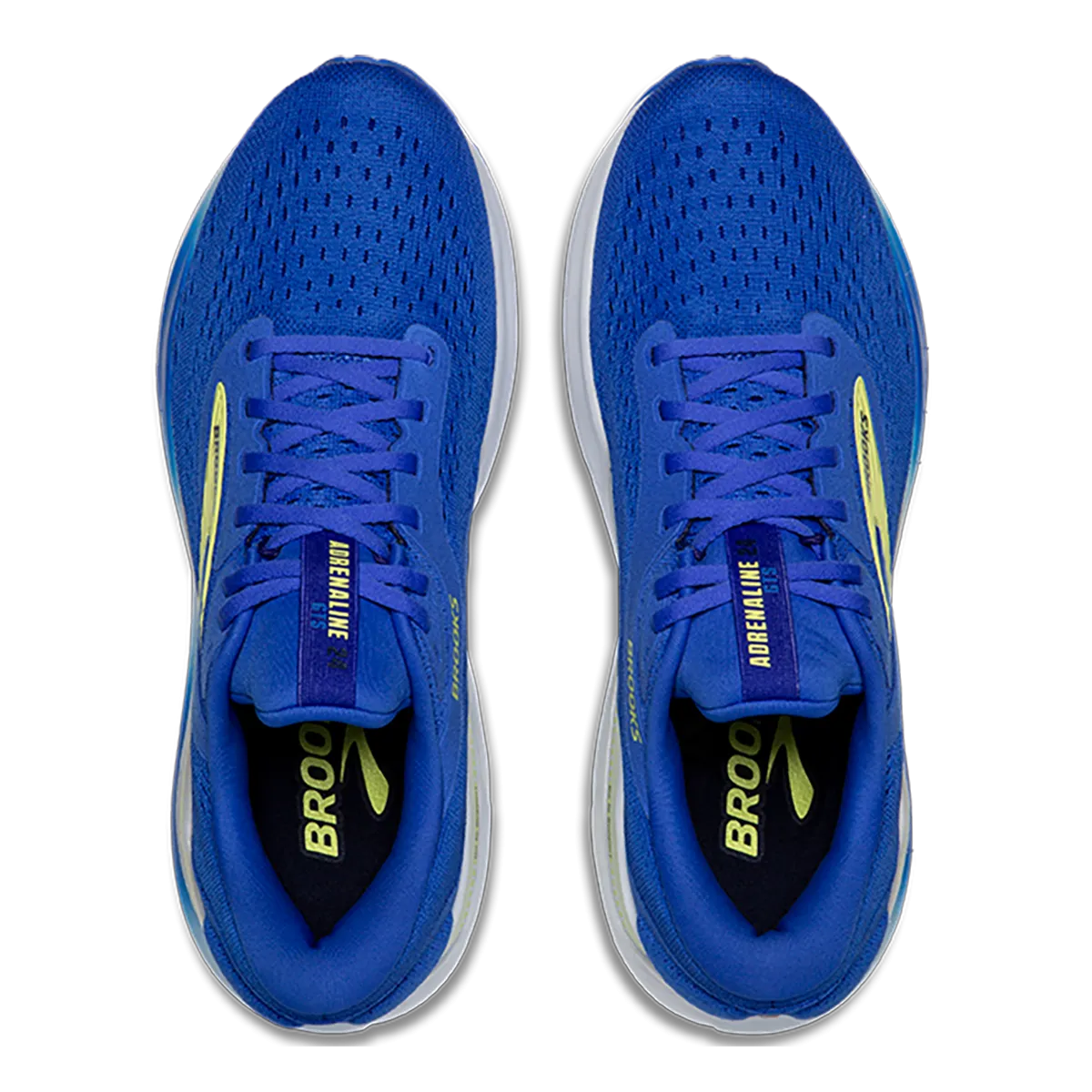 Brooks Adrenaline GTS 24 Kobalt - Neon Gelb - Peacoat