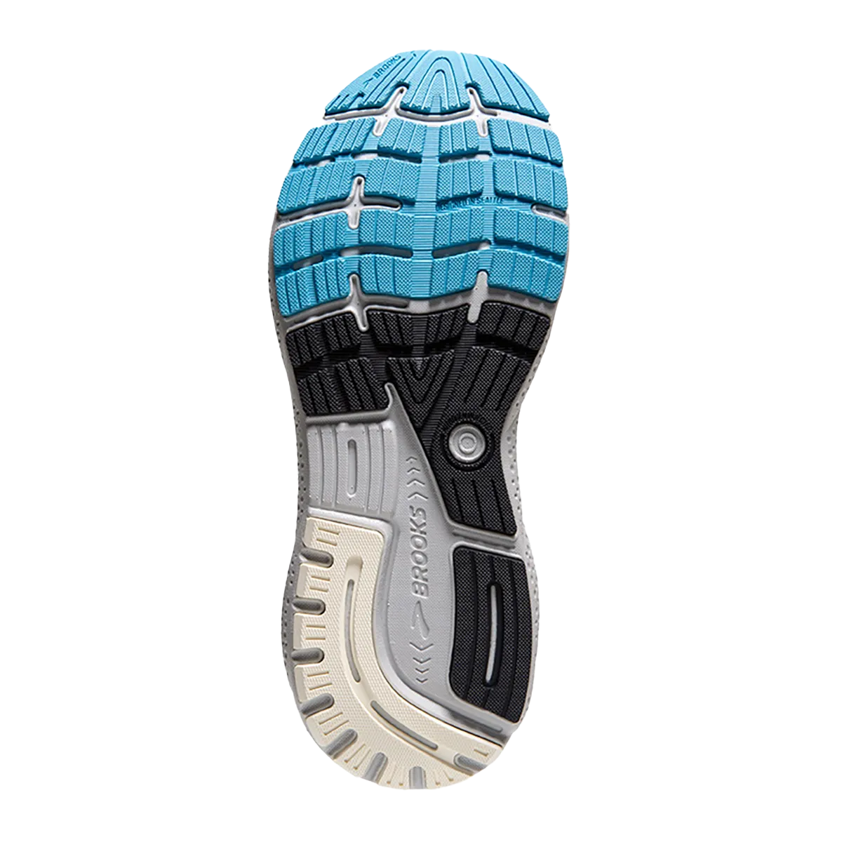 Brooks Ghost 16 - Kokosnuss - Blau - Gelb