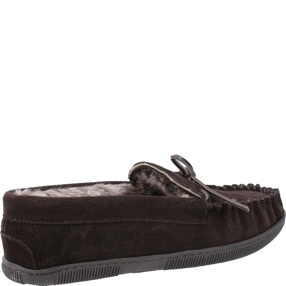 Braune Ace Hausschuhe
