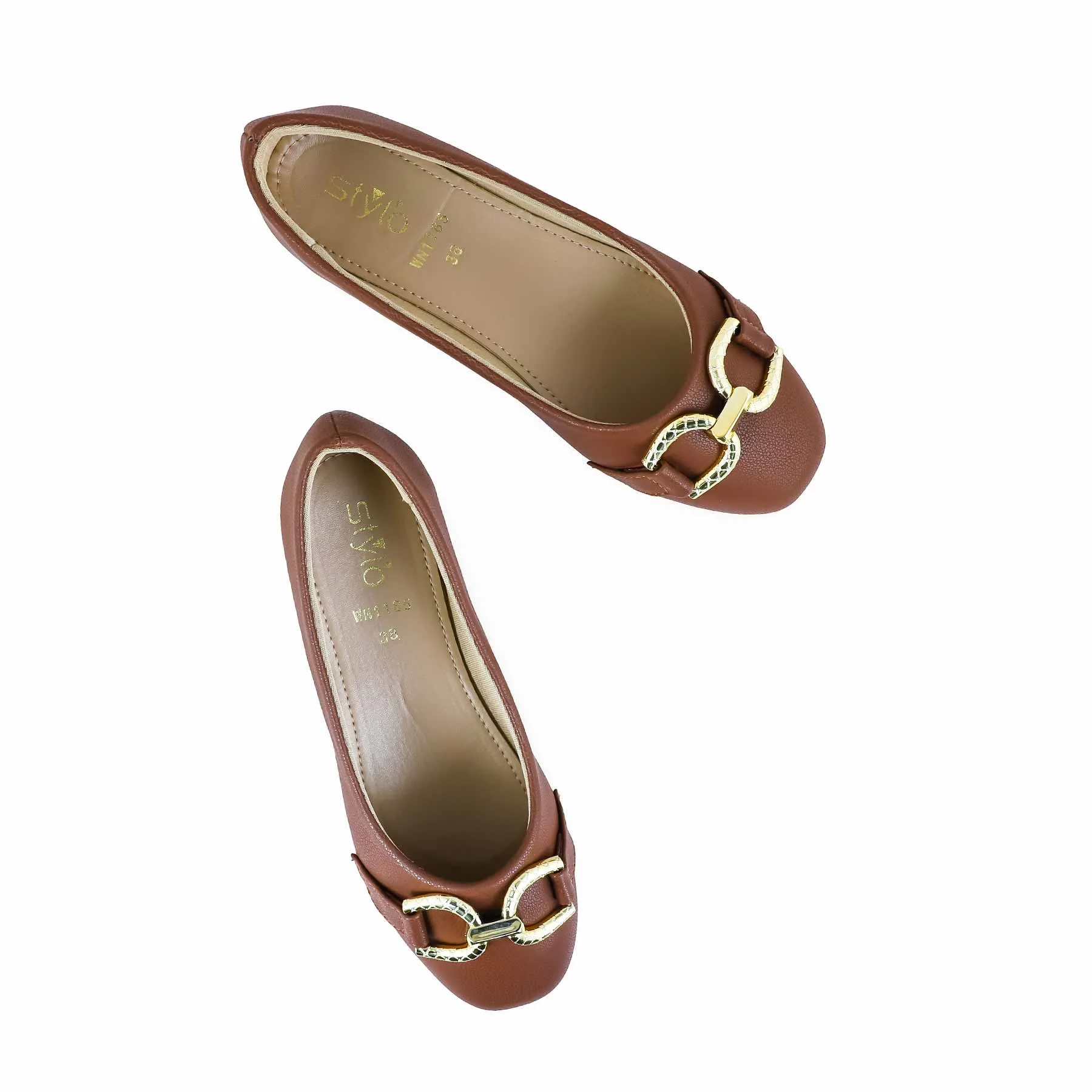 Braune Pumps für Damen WN1185
