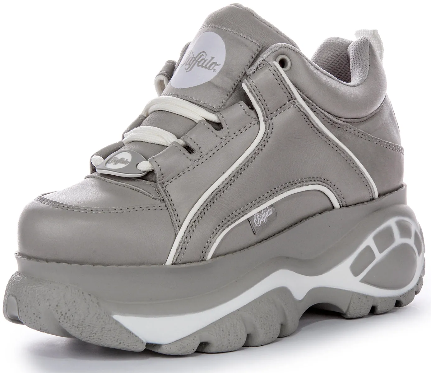 Buffalo 1339-14 2.0 In Grau Weiß Für Damen Schuhe Buffalo